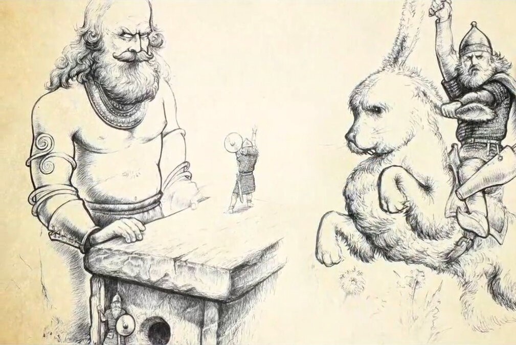 Великаны (иныжи) и карлики (испы) в мифологии черкесов.