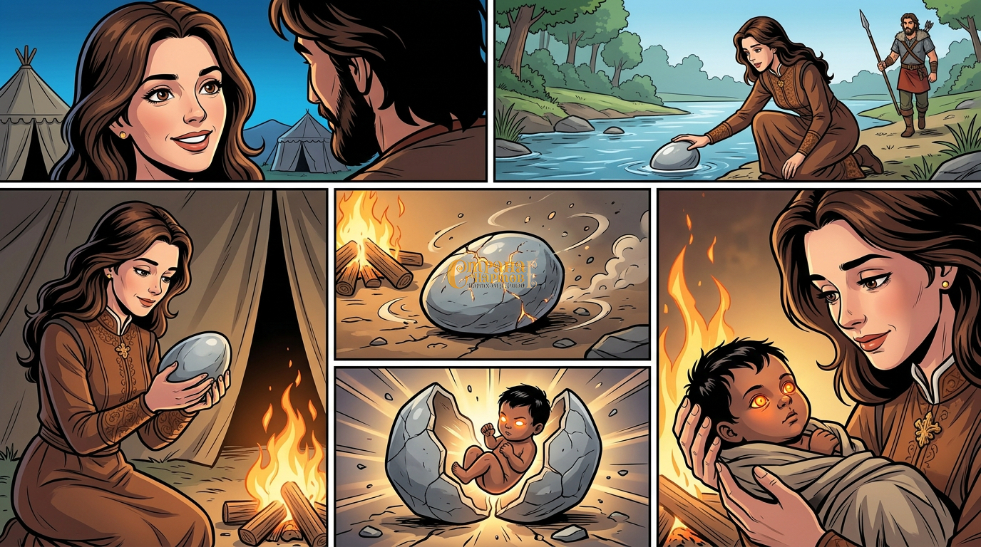 Каменный Младенец: Чудесное Рождение Главного Героя Страны Нартов